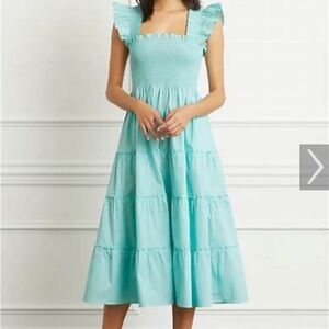 Hill House Home Bay Blue Poplin Ellie Nap Dress